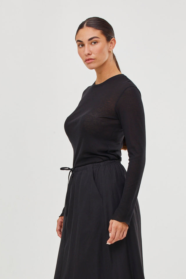Vicky Cashmere Top Black
