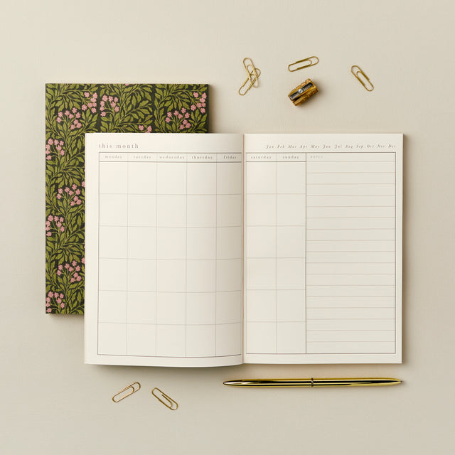 AYO Green Flora Weekly Planner