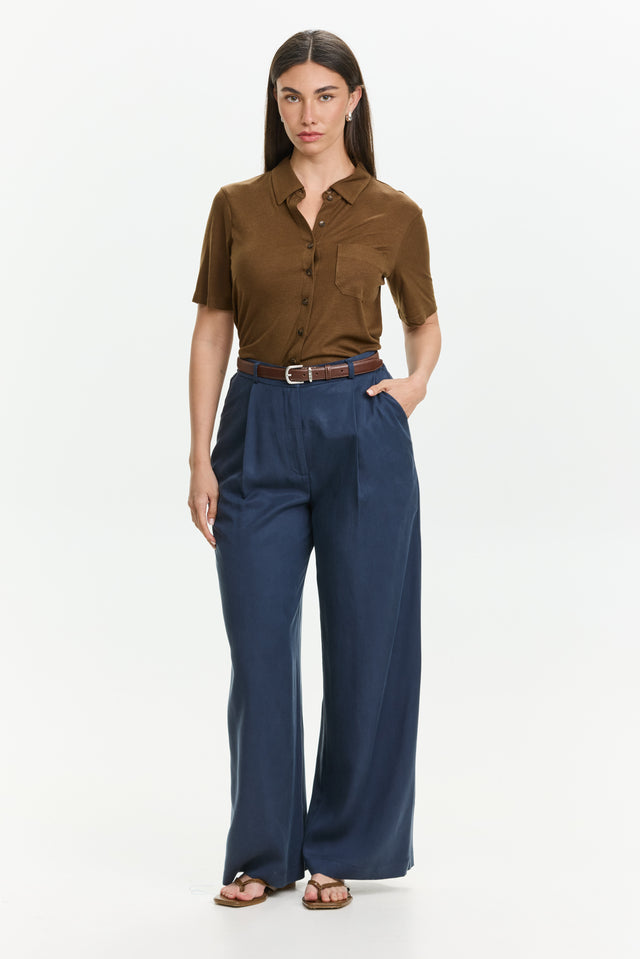 Oliver Tencel Pants Navy