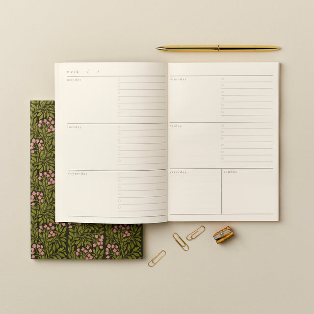 AYO Green Flora Weekly Planner