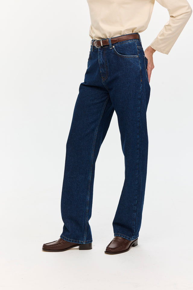 Classic Cut Denim Washed Indigo