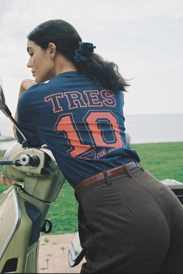 J'adore Tres Oversized T Blue