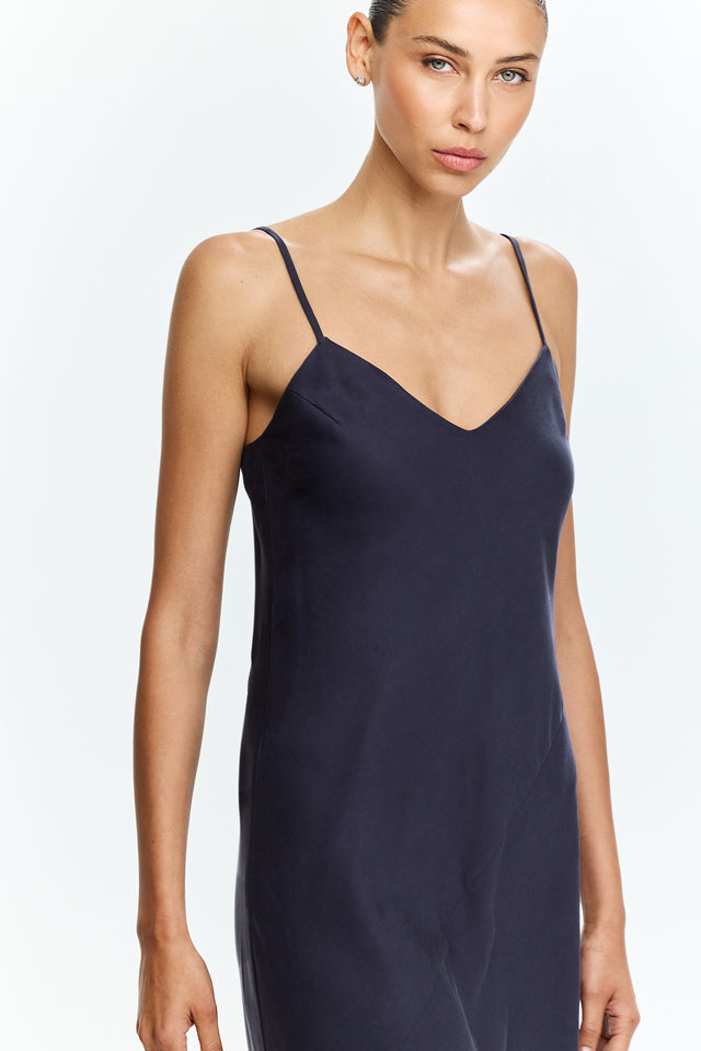 Pre-order: Lace Slip Dress Blue