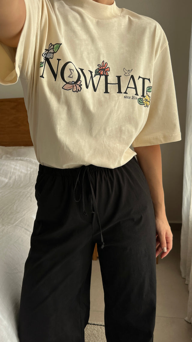 Now Bloom Oversized T Cream