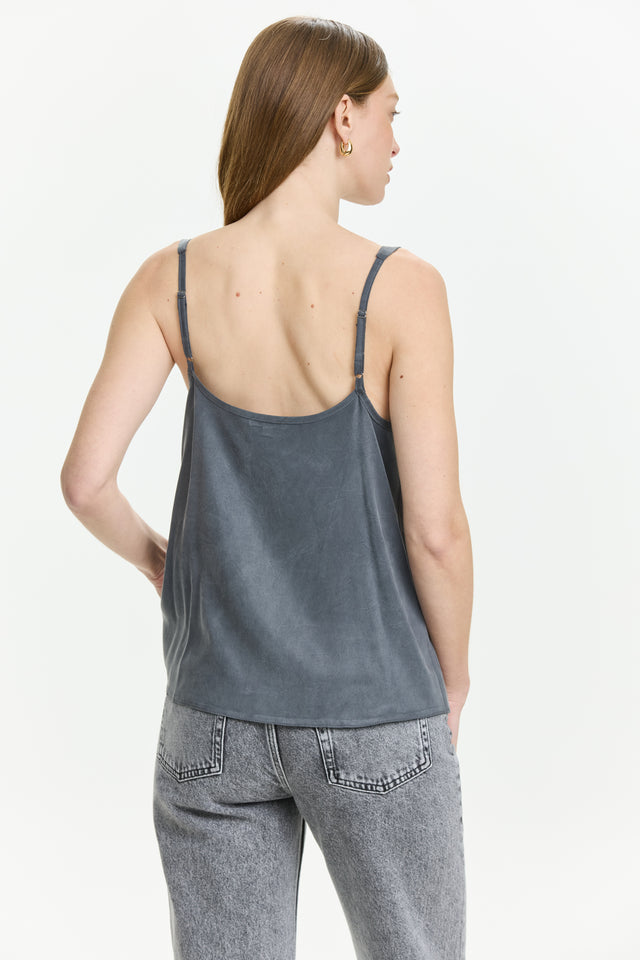 Erin Top Cupro Grey