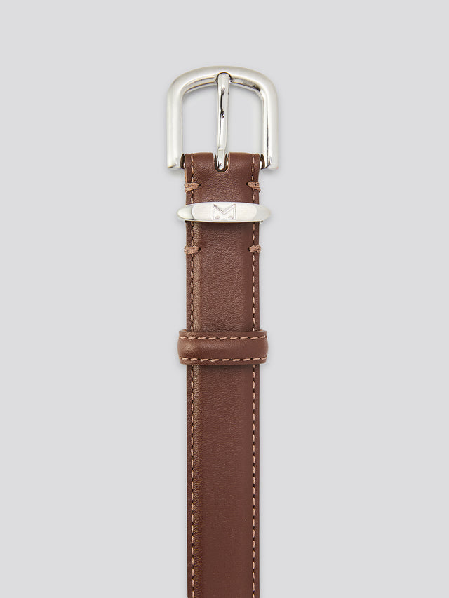 TRES Signature Belt Brown