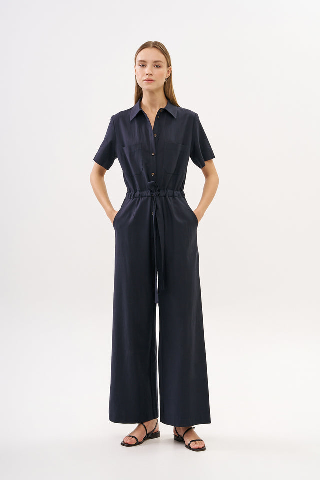 Ally Jumpsuit Dark Blue