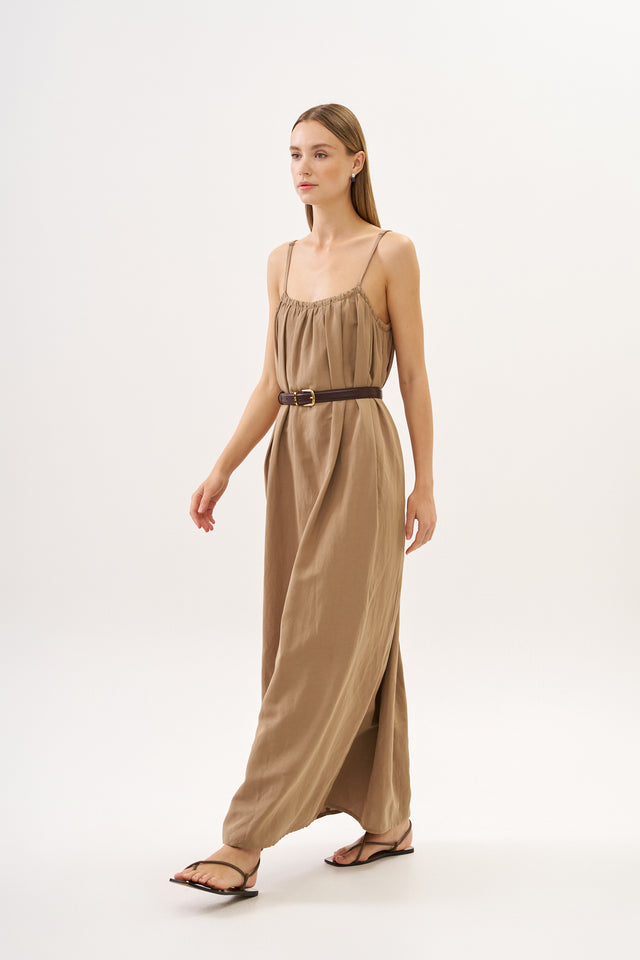 Audrey Dress Camel
