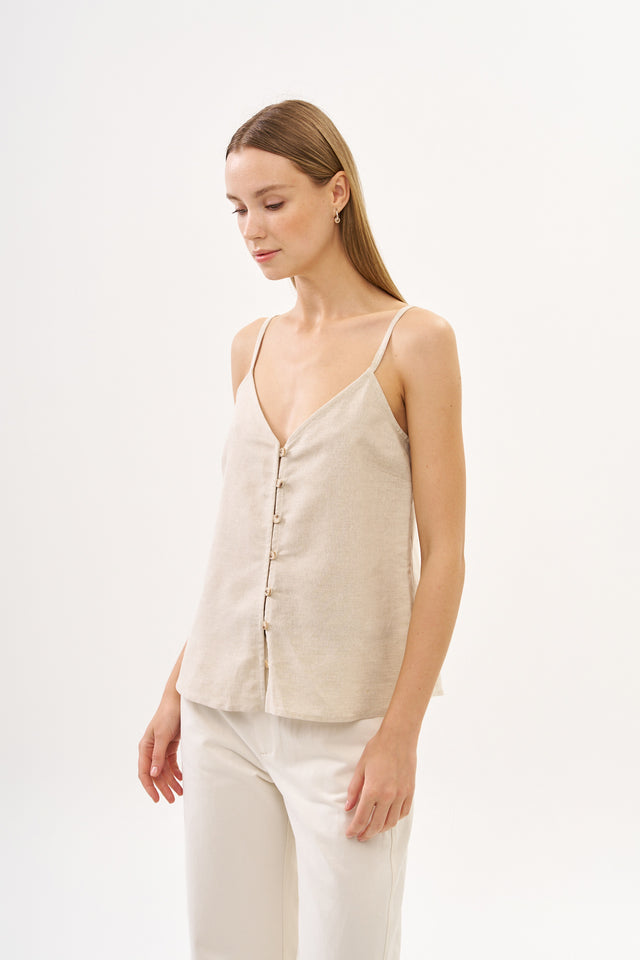 Camille Top Beige
