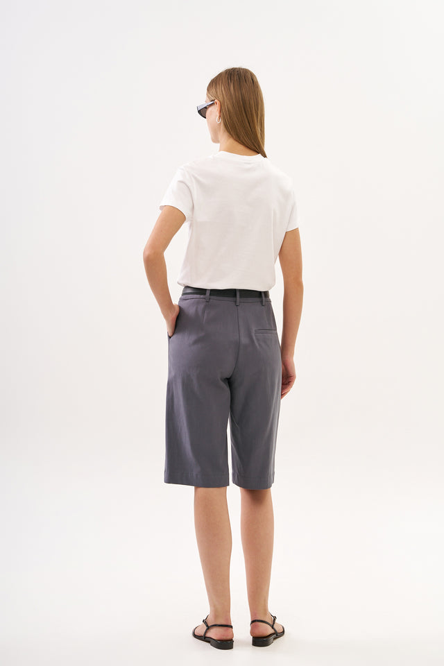 Noah Bermuda Tencel Grey