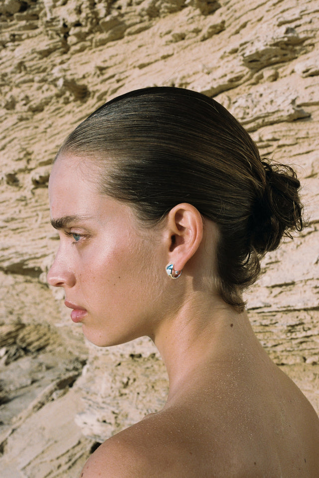 Cobra Hoops - Silver