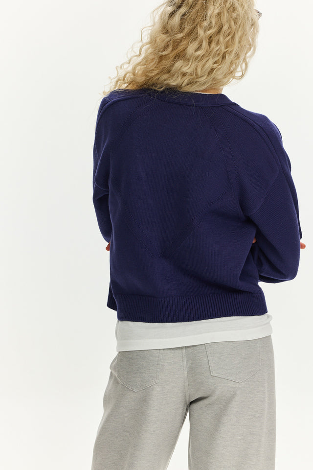 Mia Cardigan Midnight Blue