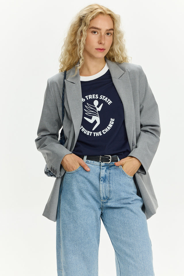 Elly Semi-Tailored Grey