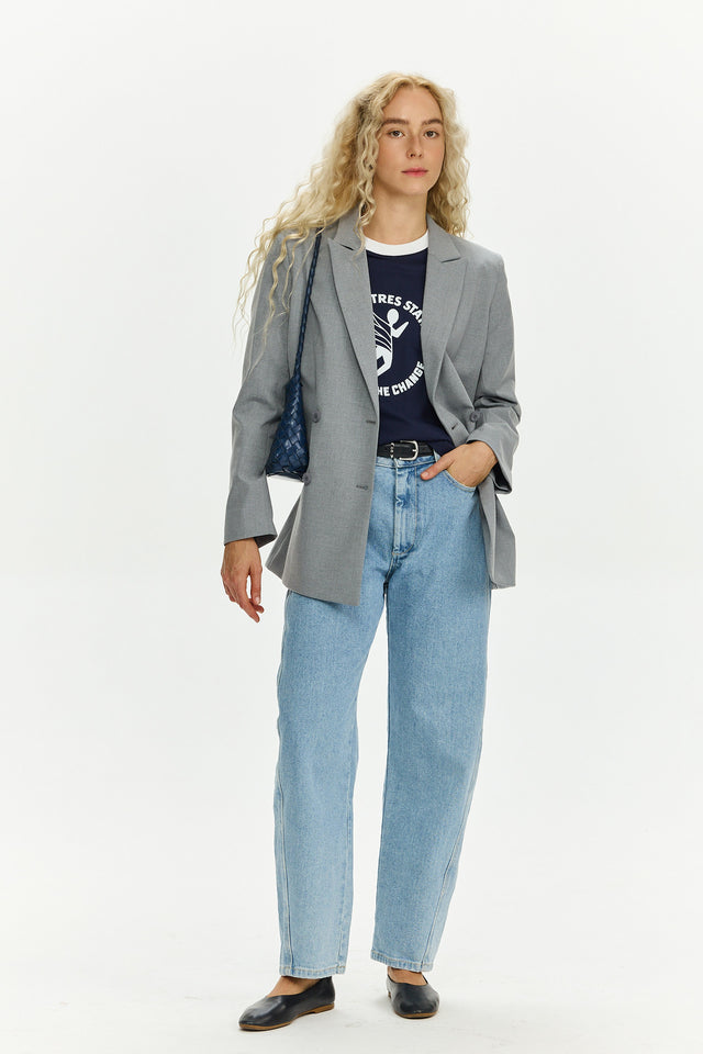 Elly Semi-Tailored Grey