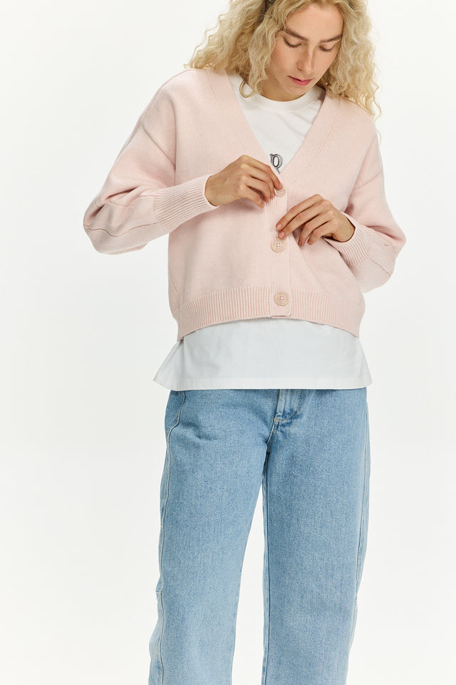 Mia Cardigan Soft Pink