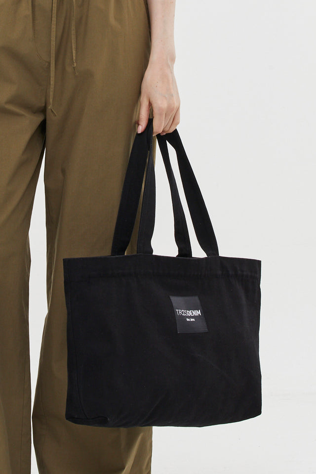 TRES Denim Bag Black
