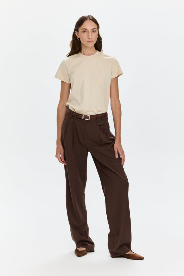 Noah Tailored Pants Brown