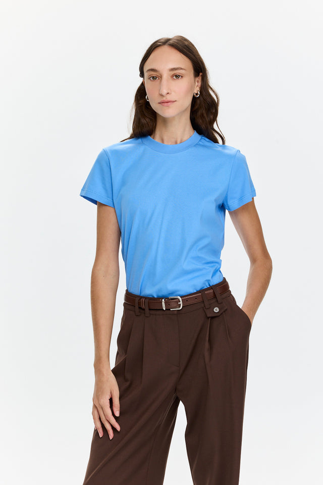 Tres fitted T Sky Blue