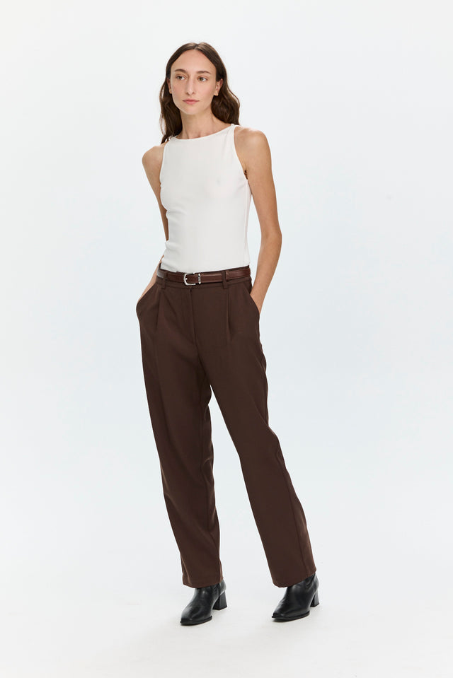 Harry Tailored Pants Brown