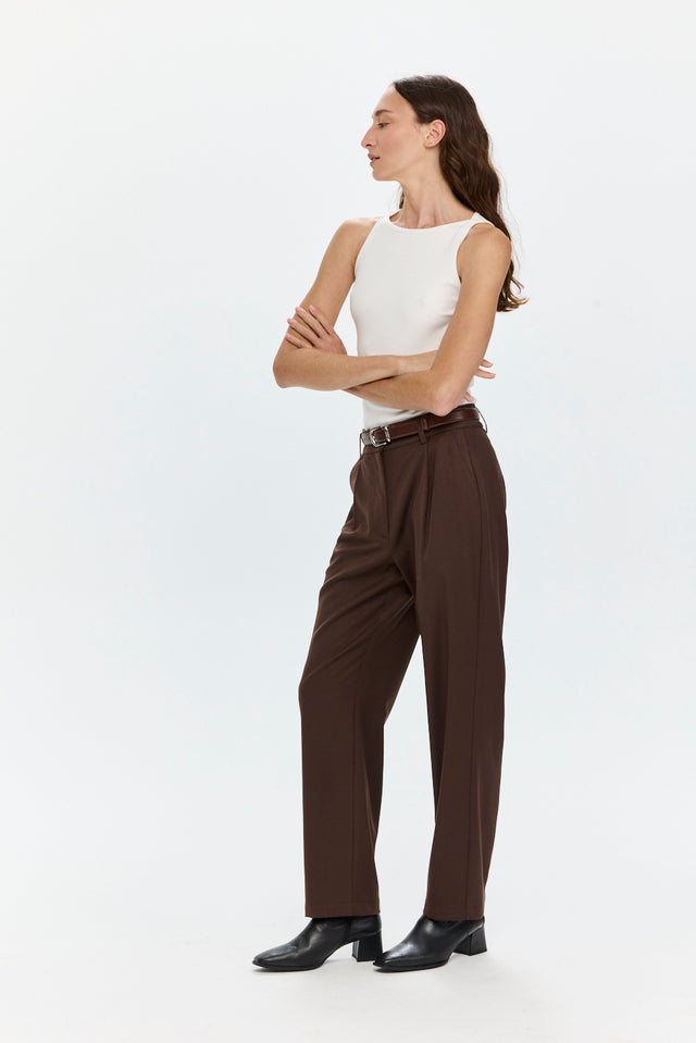 Harry Tailored Pants Brown