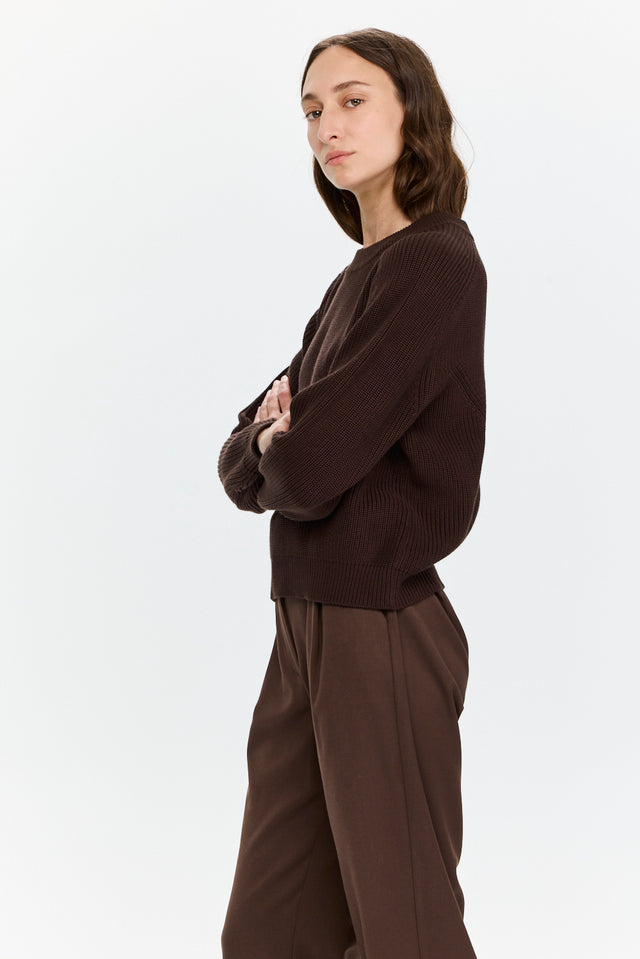Nico Sweater Chocolate Brown