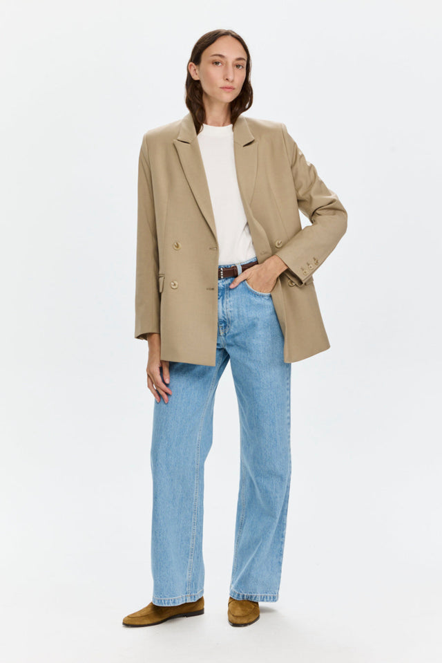 Wide Leg Denim Light Blue