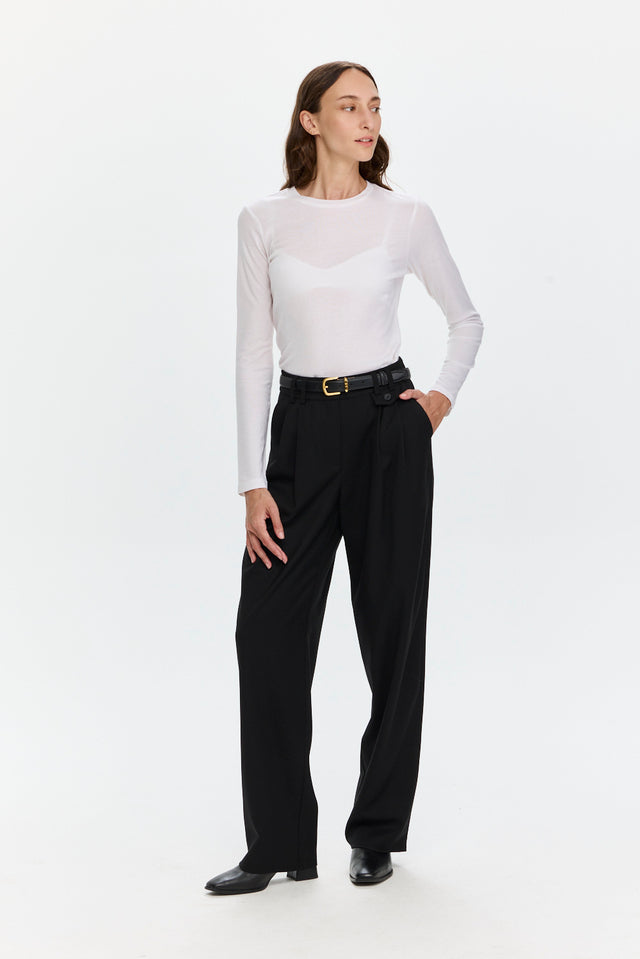 Noah Tailored Pants Black