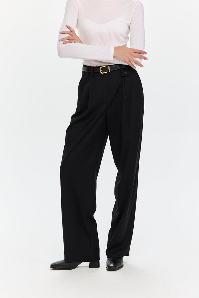 Noah Tailored Pants Black