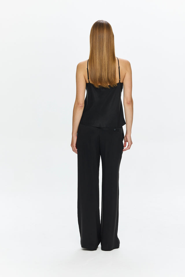 Abby Cupro Top Black