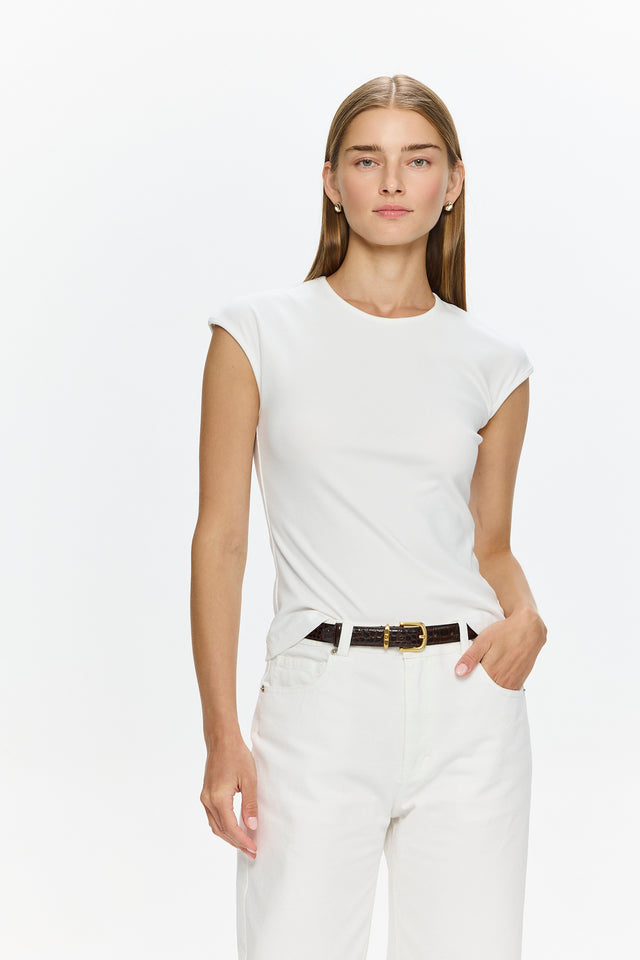 Ruby Slim T White
