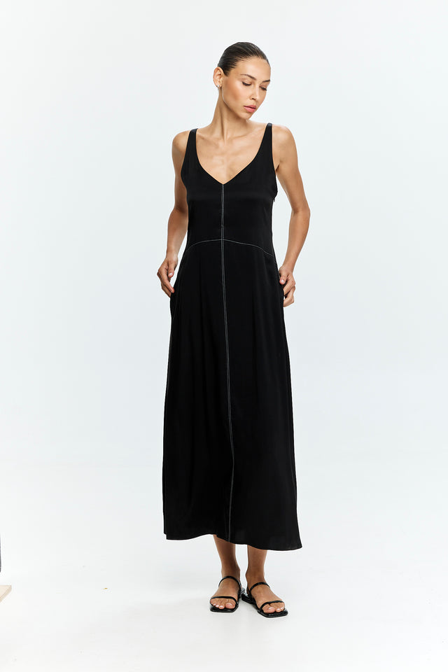 Kate Cupro Dress Black