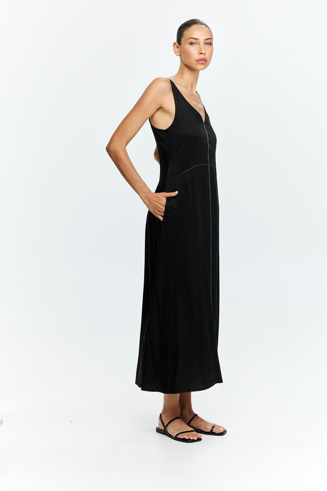 Kate Cupro Dress Black