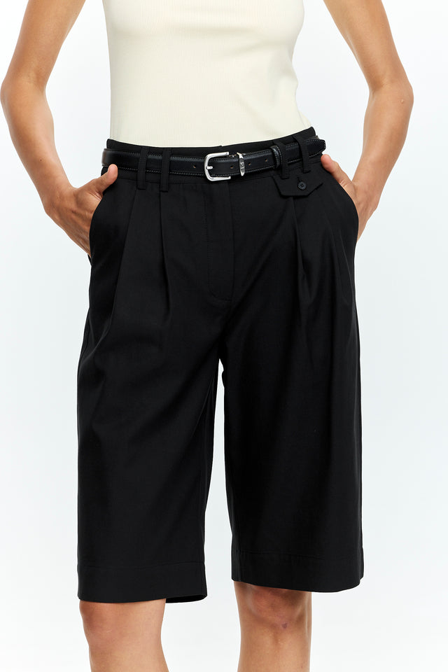 TRES Signature Belt Black Silver
