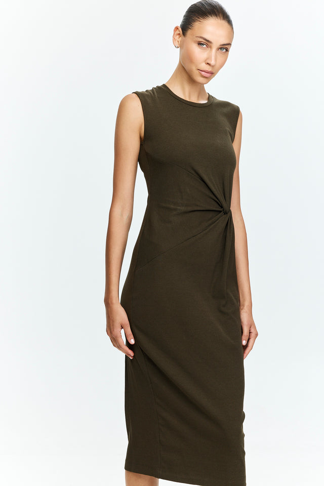 Lia Dress Dusty Brown