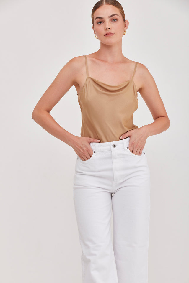 June Slip Tank Golden