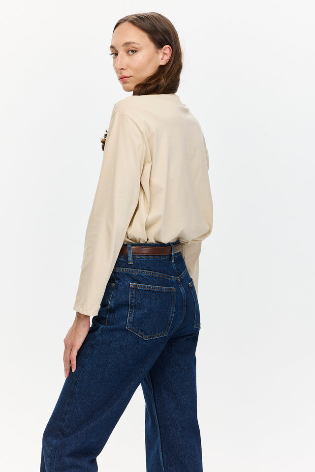Long Sleeve T Beige