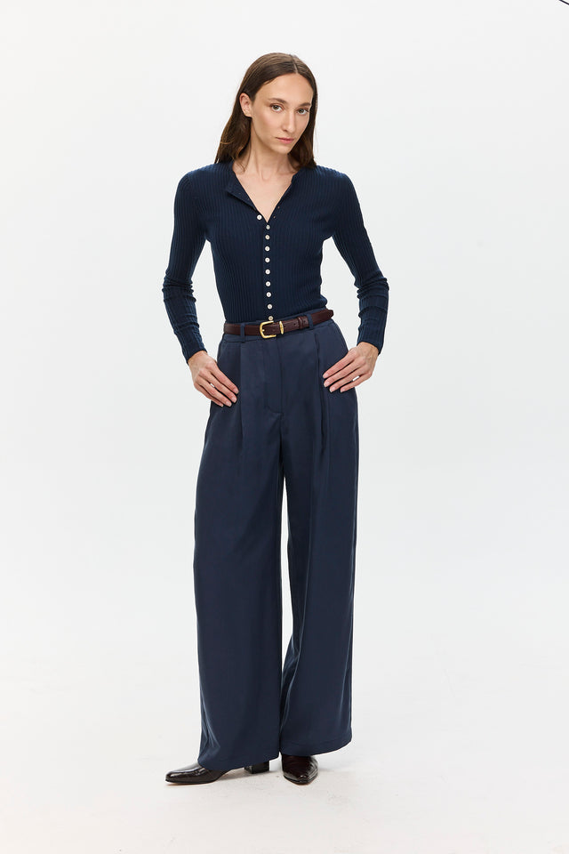 Oliver Tencel Pants Navy