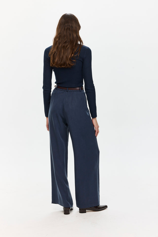 Oliver Tencel Pants Navy