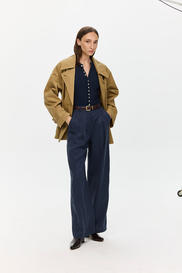 Oliver Tencel Pants Navy