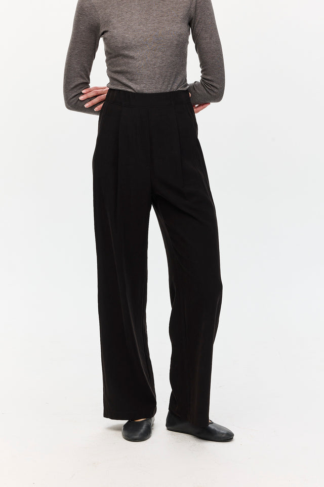 Ivy Cupro Pants Black