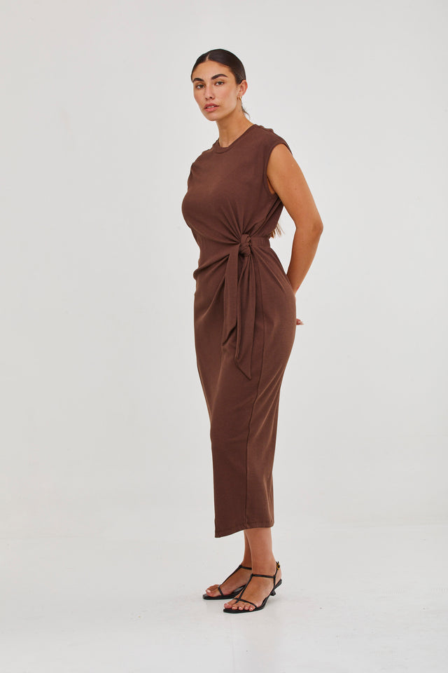 Sophie dress Brown