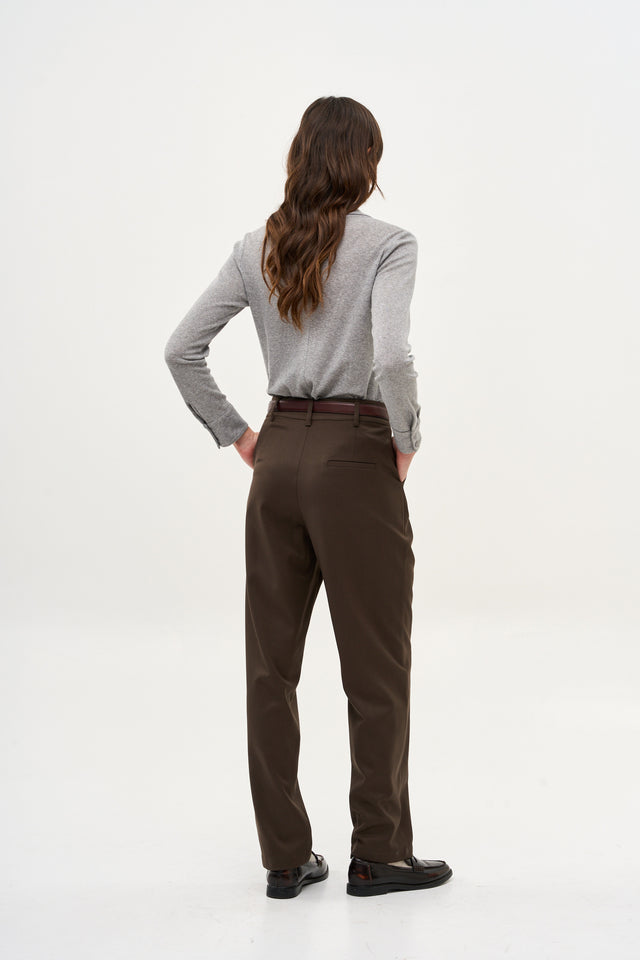 Harry Tailored Pants Dusty Brown