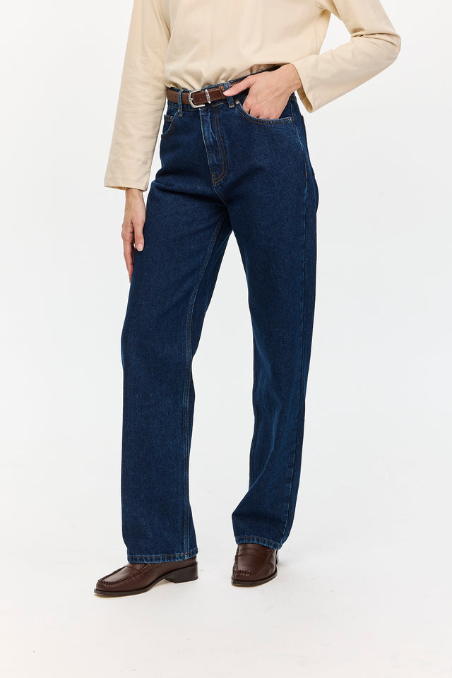 Classic Cut Denim Washed Indigo
