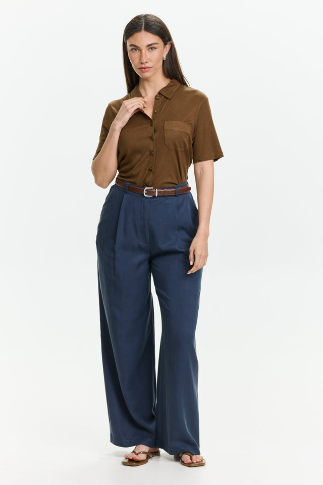 Oliver Tencel Pants Navy