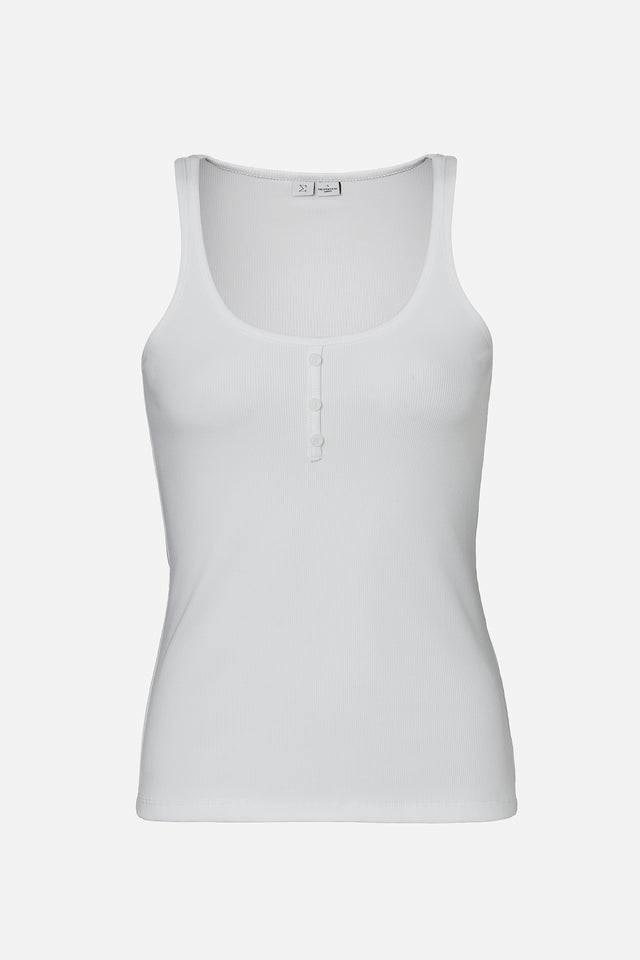 Sol Tank Top White