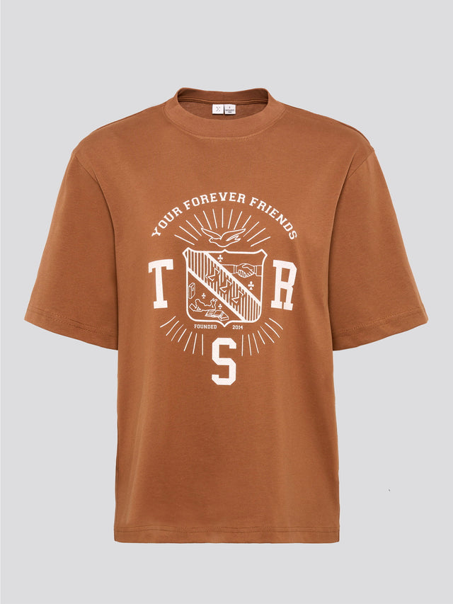 TRES Oversized T Brown