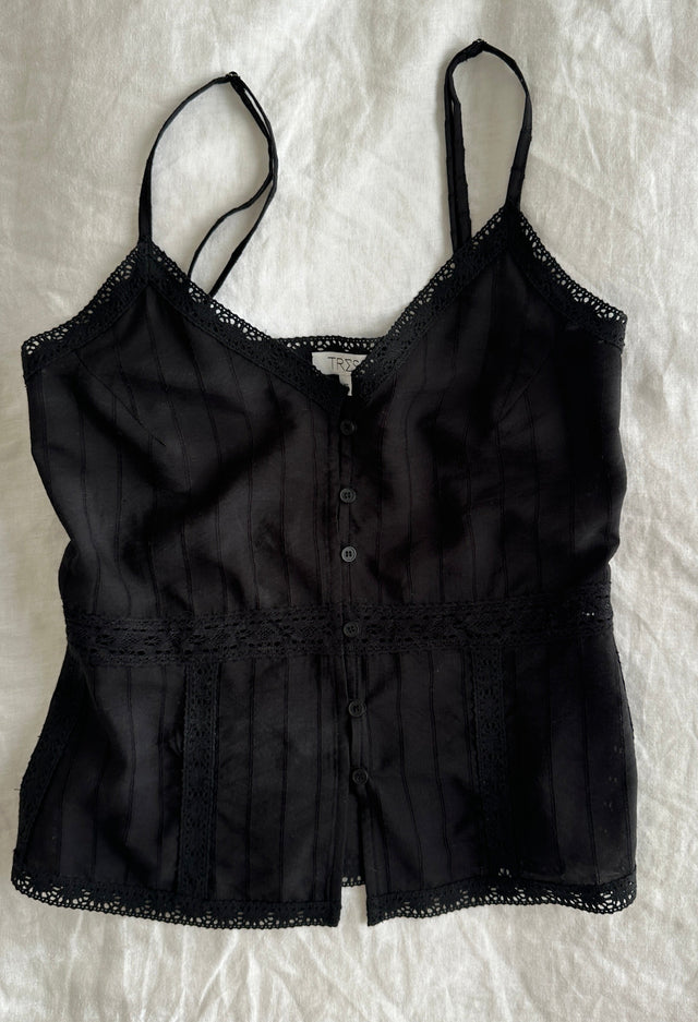 Camille Lace Top Black