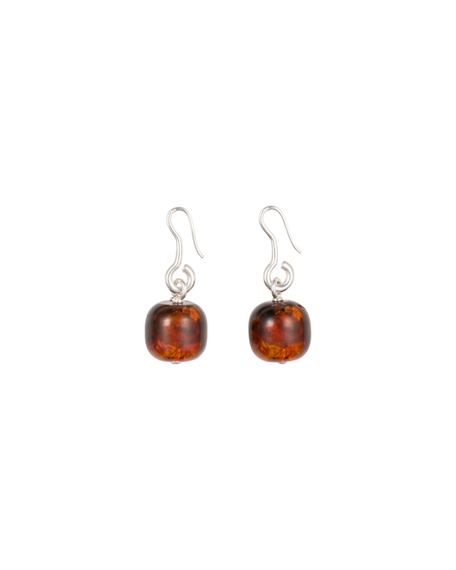Amber earrings
