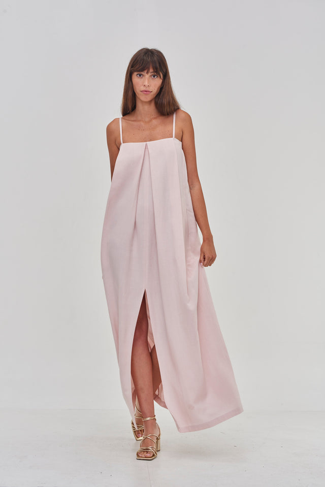 Emma strapless dress Soft Pink