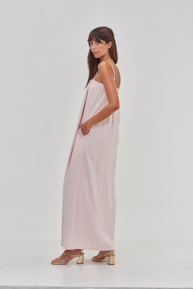 Emma strapless dress Soft Pink